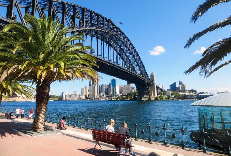新南威尔士州，悉尼，悉尼海港大桥景色 © Karen Gallagher 版权所有
