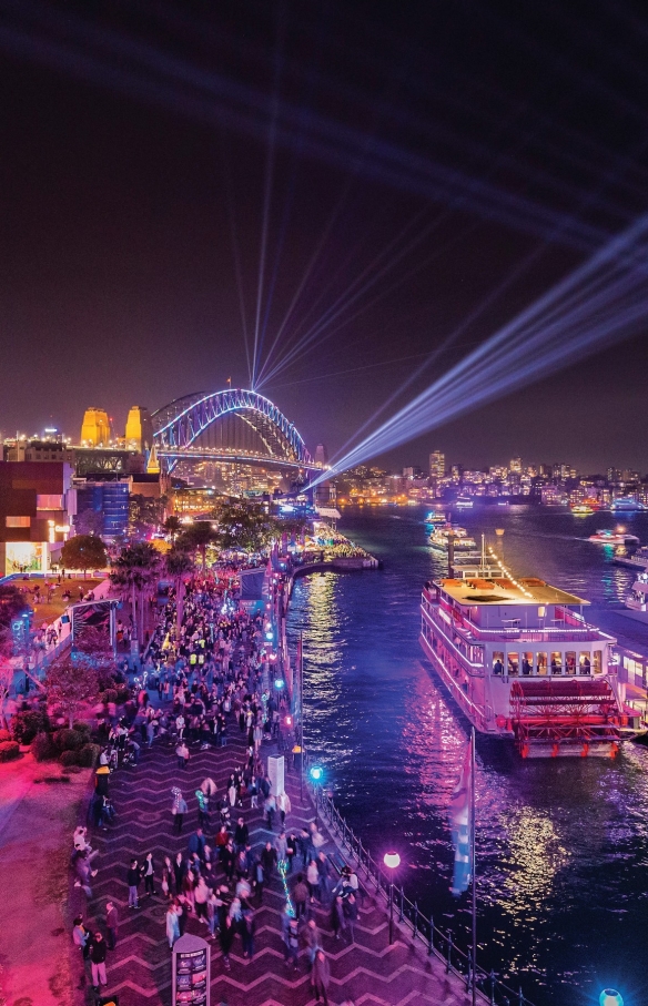 新南威尔士州，悉尼，缤纷悉尼灯光音乐节 © 新南威尔士州旅游局版权所有