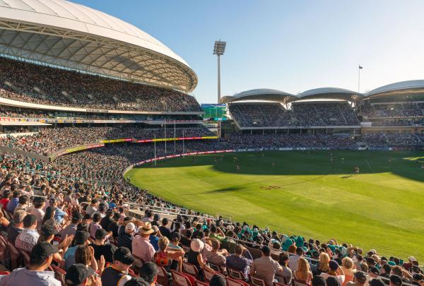 南澳大利亚州，阿德莱德，阿德莱德椭圆形体育场 © 阿德莱德椭圆形体育场管理局版权所有