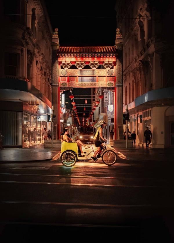 维多利亚州，墨尔本，唐人街 © 澳大利亚旅游局版权所有