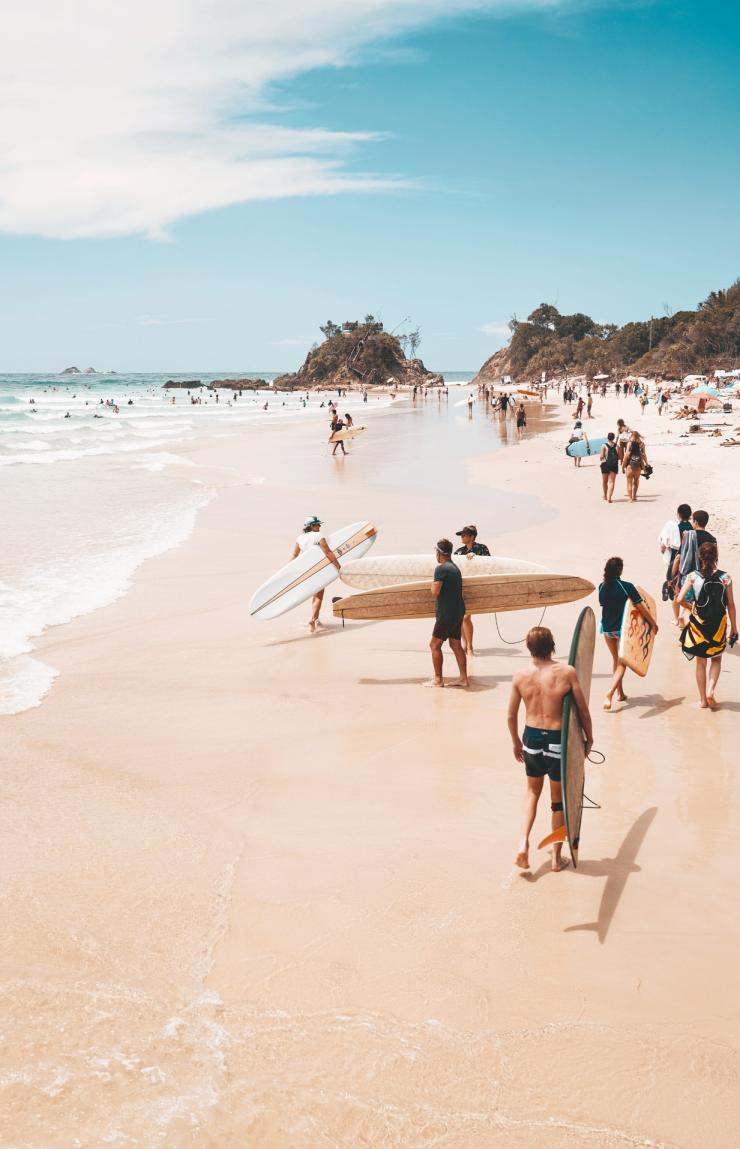新南威尔士州，拜伦湾，帕斯海滩 © 澳大利亚旅游局版权所有