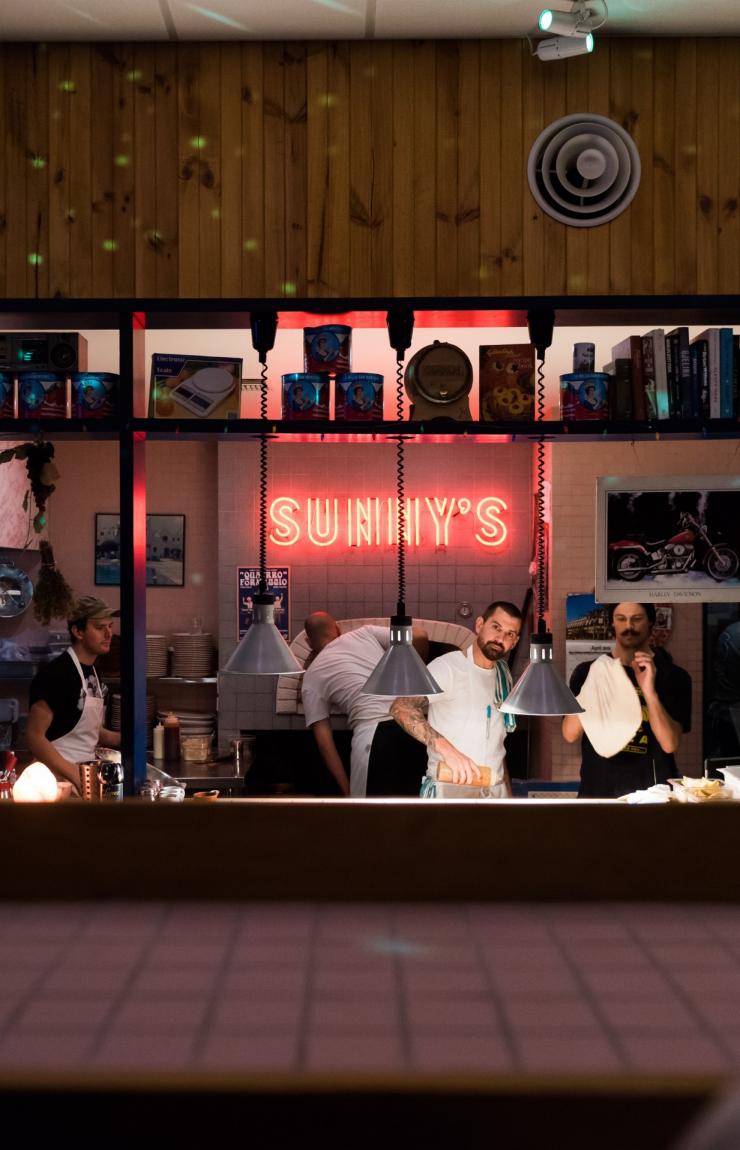 南澳大利亚州，阿德莱德，Sunny's Pizza © Daniel John Purvis 版权所有