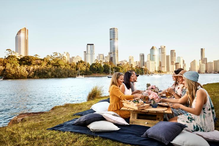 昆士兰州，布里斯班，袋鼠角野餐 © Brisbane Marketing 版权所有
