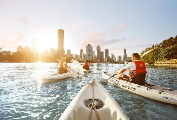 昆士兰州，布里斯班，Riverlife © Brisbane Marketing 版权所有