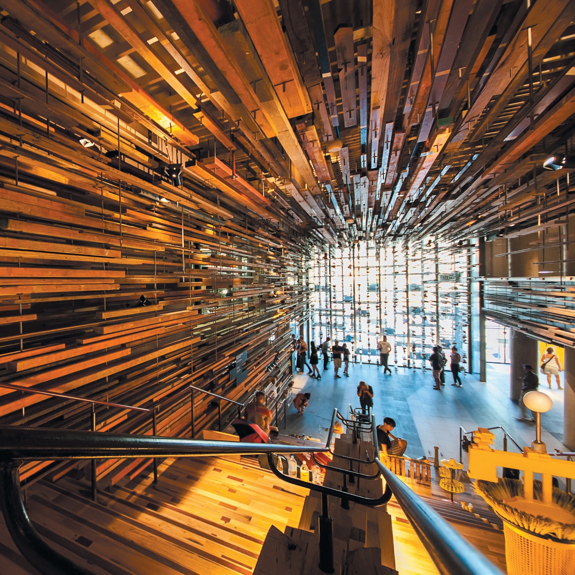  堪培拉 Ovolo Nishi 酒店的大楼梯 © 堪培拉观光局版权所有