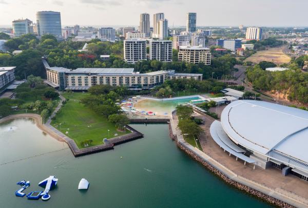 达尔文滨海区鸟瞰图 © 北领地旅游局/Summersite 版权所有