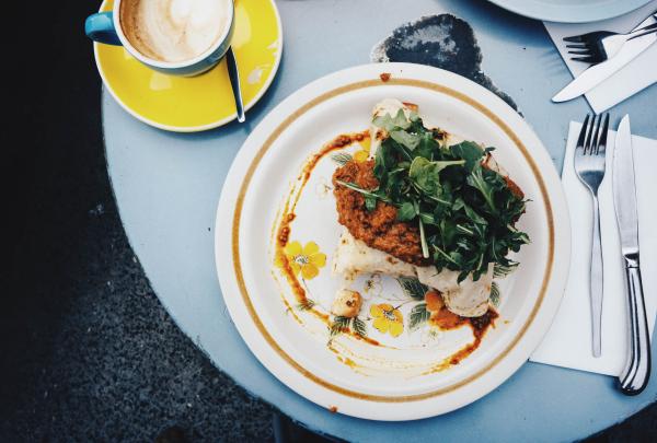 塔斯马尼亚州，霍巴特，炮台岬，Machine Laundry Cafe © Connie Cheng 版权所有