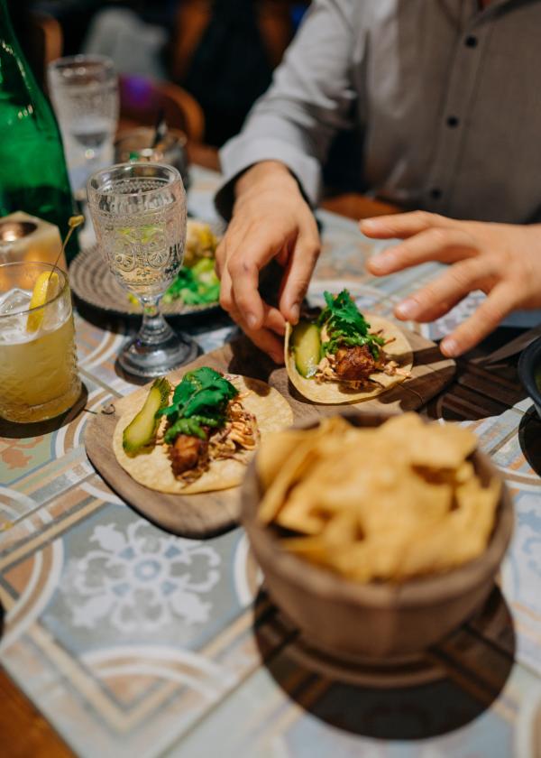 塔斯马尼亚州，霍巴特，Pancho Villa Restaurant and Bar © Osborne Images 版权所有