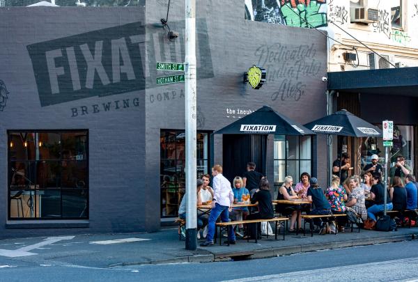 维多利亚州墨尔本 Fixation 啤酒店的外景 © David Hyde 版权所有