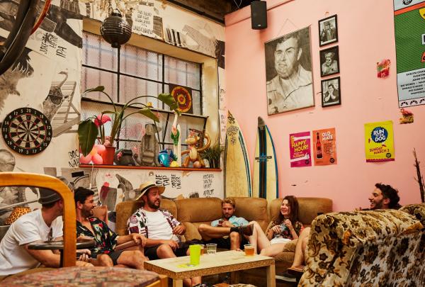 维多利亚州，墨尔本，Moon Dog 啤酒店 © Greta Richmond 版权所有