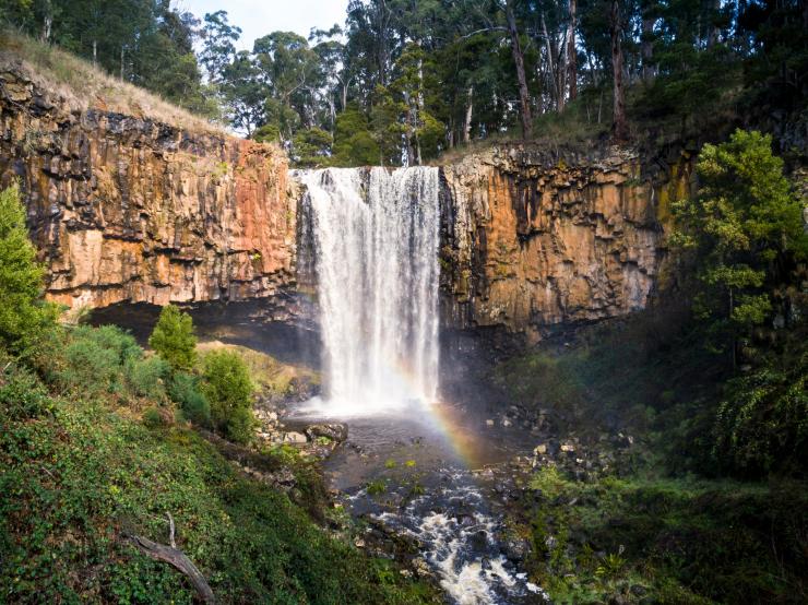 维多利亚州，戴尔斯福特，特伦萨瀑布（Trentham Falls）© Rob Blackburn 版权所有