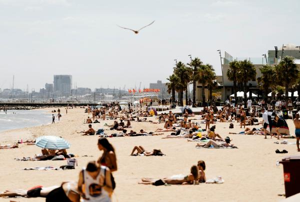 维多利亚州，墨尔本，圣科达海滩 © 维多利亚州旅游局版权所有