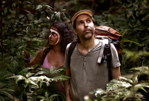 新南威尔士州，蓝山，蓝山徒步探游原住民文化之旅 © David Hill 版权所有