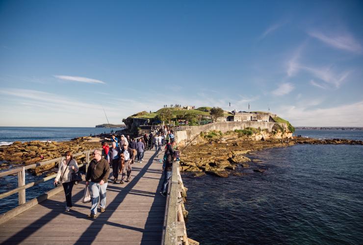 新南威尔士州,悉尼,拉贝鲁兹,秃岛(Bare Island)© Daniel Boud,新南威尔士州旅游局版权所有