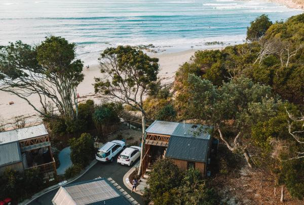 新南威尔士州，拜伦湾，Clarkes Beach，Reflections Holiday Park © Reflections Holiday Parks 版权所有