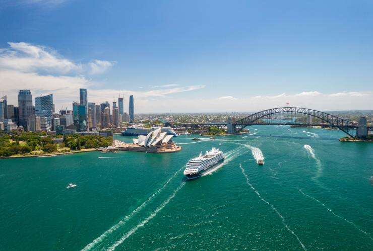 新南威尔士州，悉尼海港，精钻邮轮 © Tim Faircloth 版权所有