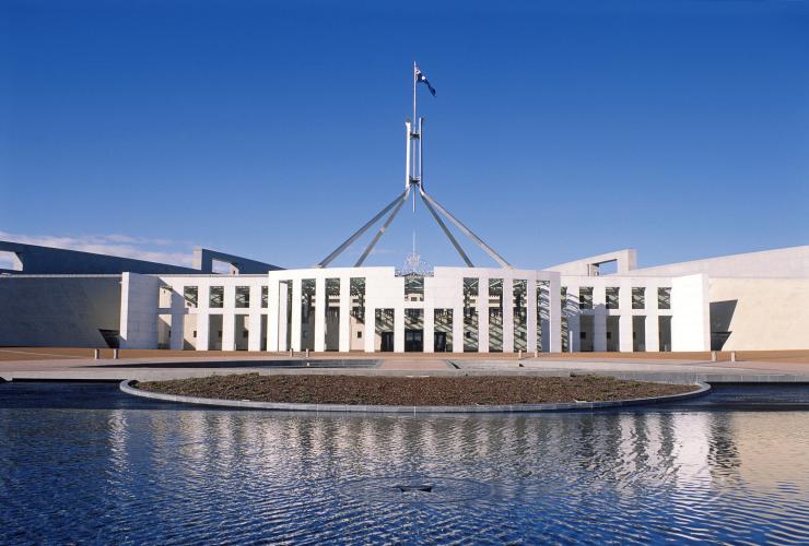 澳大利亚首都领地，堪培拉，澳大利亚国会大厦 © 澳大利亚国会大厦版权所有