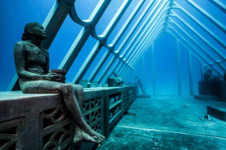 昆士兰州，汤斯维尔，水下艺术博物馆 © Jason deCaires Taylor 版权所有