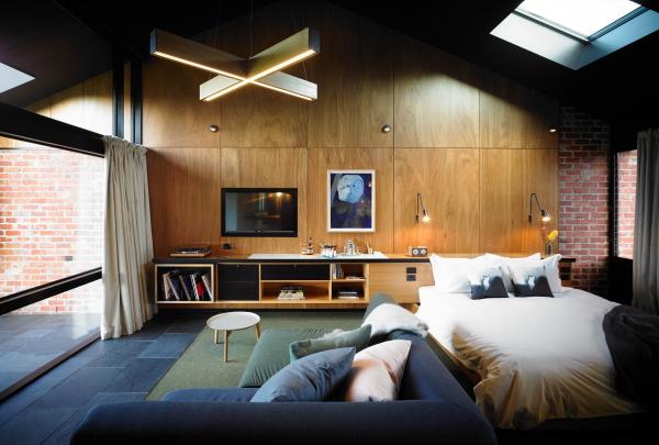 维多利亚州毕乐格拉 Brae 的客房内部 © Brae 版权所有