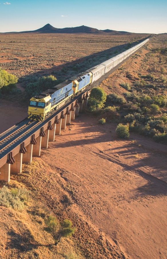 南澳大利亚州，印度洋-太平洋号列车 © Journey Beyond Rail 版权所有