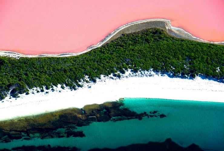 西澳大利亚州，埃斯佩兰斯，中岛，希利尔湖 © Ockert le Roux 版权所有