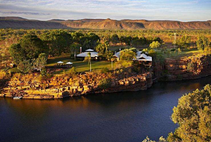 西澳大利亚州 库努纳拉张伯伦河的埃尔奎斯特家园（El Questro Homestead）© 西澳大利亚州旅游局