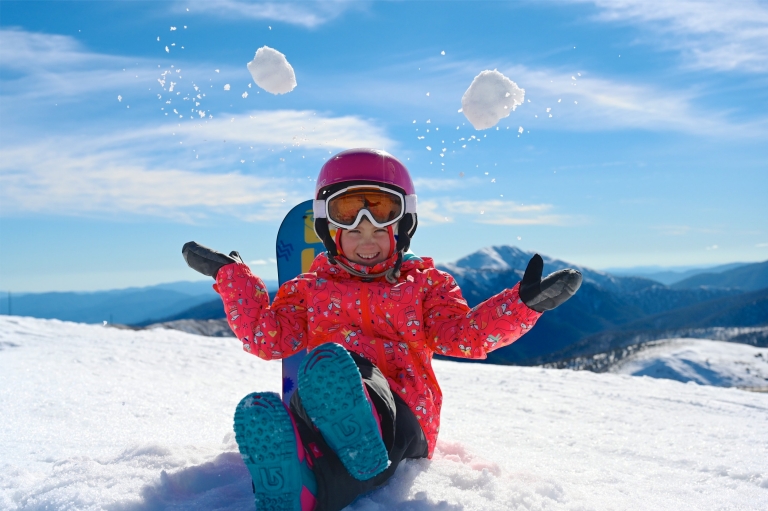 新南威尔士州，大雪山（Snowy Mountains），特瑞伯（Thredbo）雪地漫步 © 新南威尔士州旅游局版权所有