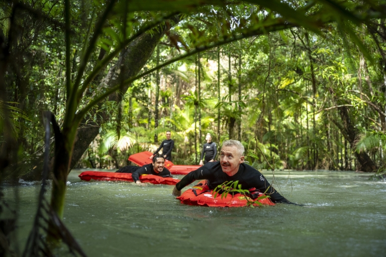 昆士兰州，戴恩树热带雨林，Back Country Bliss Adventures 提供的漂流浮潜体验 © Back Country Bliss Adventures 版权所有