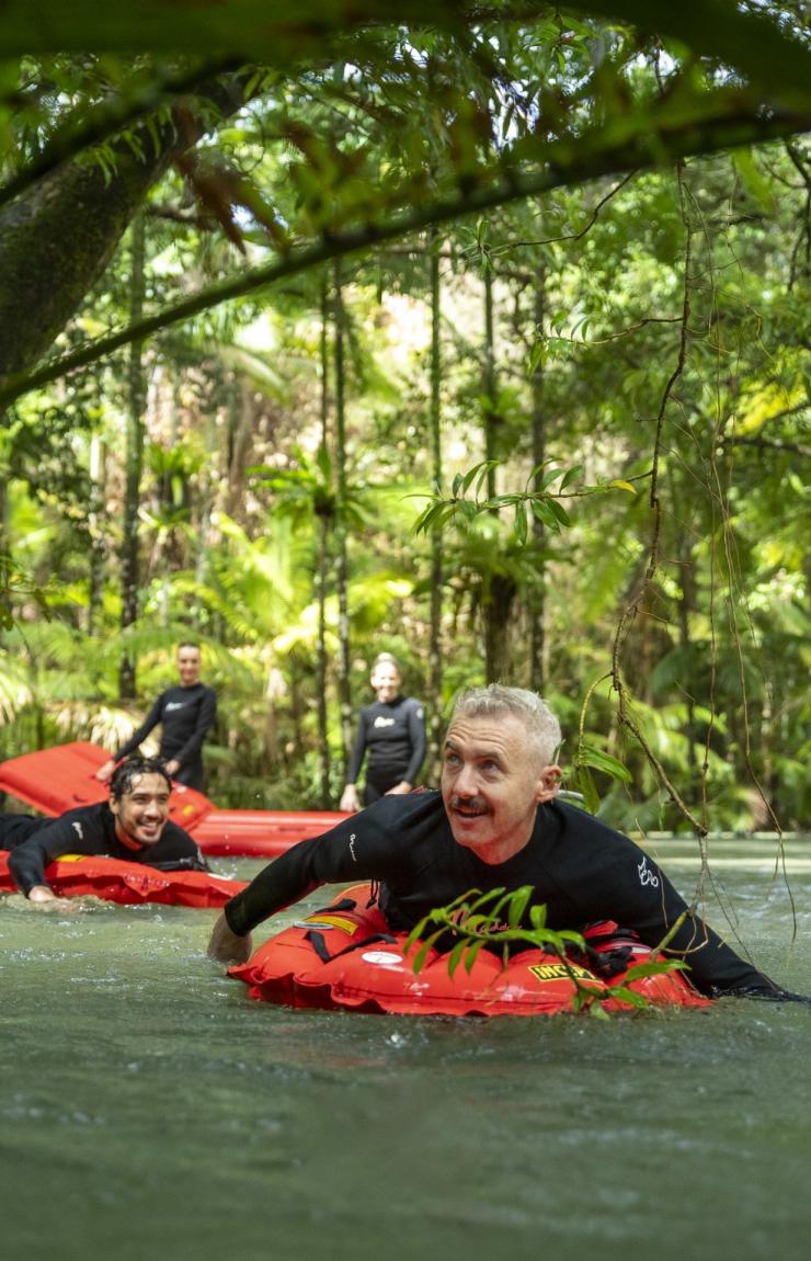 昆士兰州，戴恩树热带雨林，Back Country Bliss Adventures 提供的漂流浮潜体验 © Tourism and Events Queensland