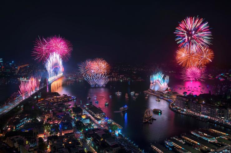 新南威尔士州，悉尼海港，新年夜 © 新南威尔士州旅游局版权所有