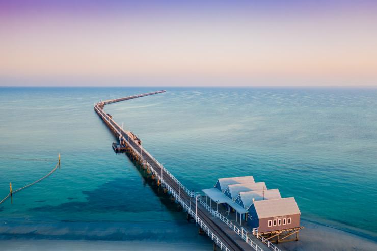 西澳大利亚州，巴瑟尔顿栈桥 © 西澳大利亚州旅游局和 @ospreycreative 版权所有