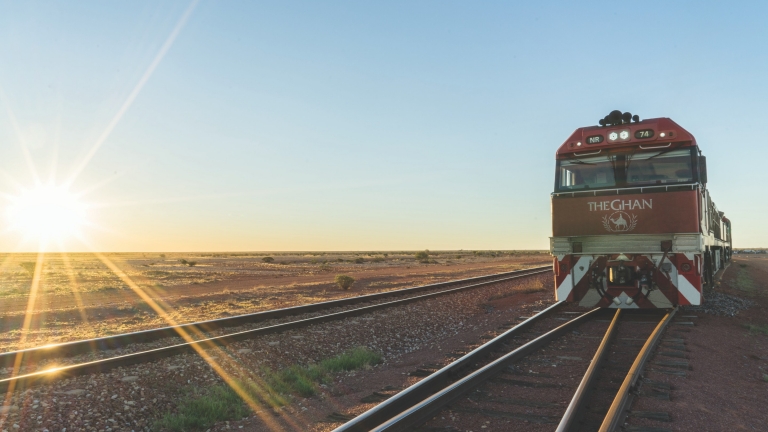 南澳大利亚，阿德莱德，"甘号"列车 © 大南方铁路公司版权所有