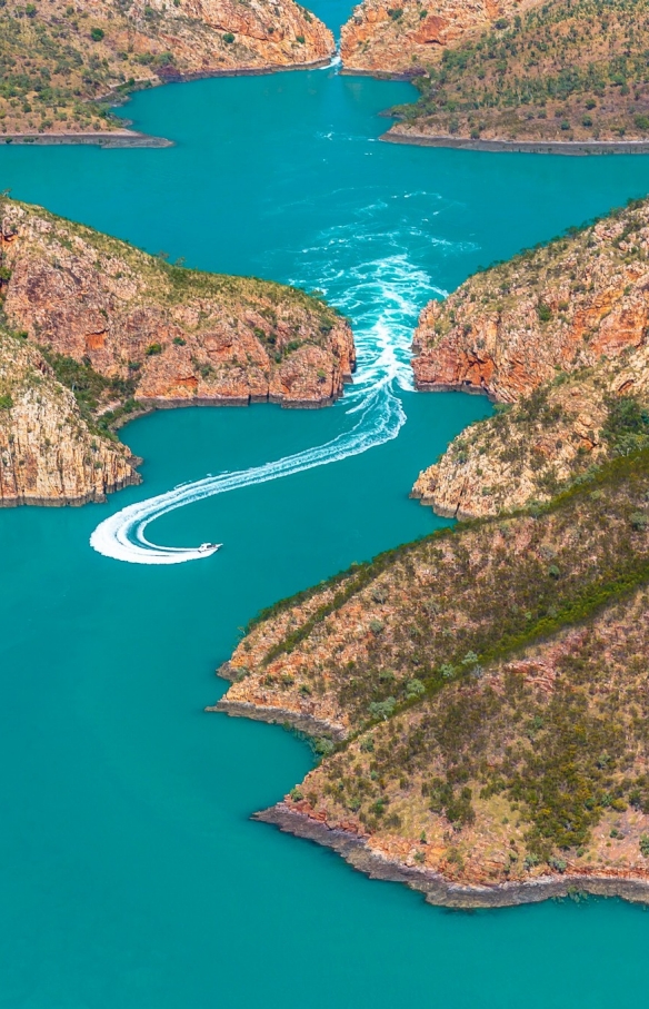 西澳大利亚州，塔尔博特湾，水平瀑布 © Jewels Lynch Photography 版权所有