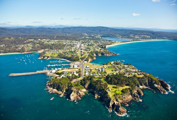 鸟瞰新南威尔士州的伊顿 © 蓝宝石海岸版权所有