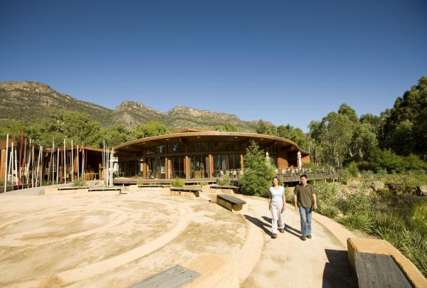 维多利亚州，格兰屏国家公园，布拉巴克原住民文化中心 © 维多利亚州旅游局版权所有