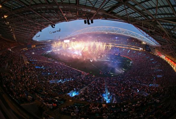 新南威尔士州，澳大利亚体育场，NRL 总决赛 © NRL 版权所有