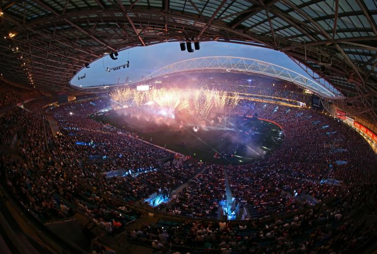 新南威尔士州，澳大利亚体育场，NRL 总决赛 © NRL 版权所有
