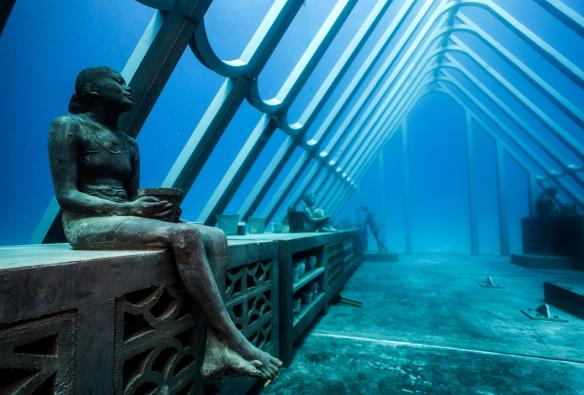 昆士兰州，汤斯维尔，水下艺术博物馆 © Jason deCaires Taylor 版权所有