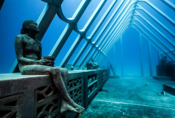 昆士兰州，汤斯维尔，水下艺术博物馆 © Jason deCaires Taylor 版权所有