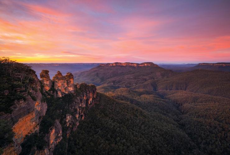 新南威尔士州，蓝山，三姐妹峰 © Daniel Tran 版权所有