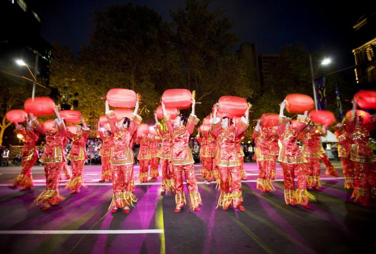 新南威尔士州，悉尼，中国新年幻彩花车大巡游 © Hamilton Lund 版权所有