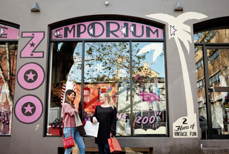 新南威尔士州，萨利山，Zoo Emporium 服装店 © 新南威尔士州旅游局版权所有