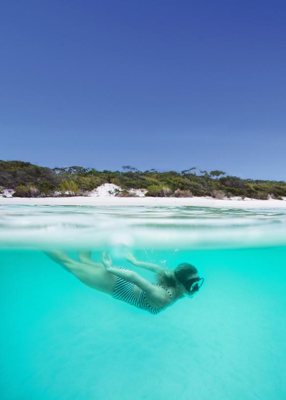 新南威尔士州，杰维斯湾，海厄姆海滩 © Shoalhaven Tourism 版权所有