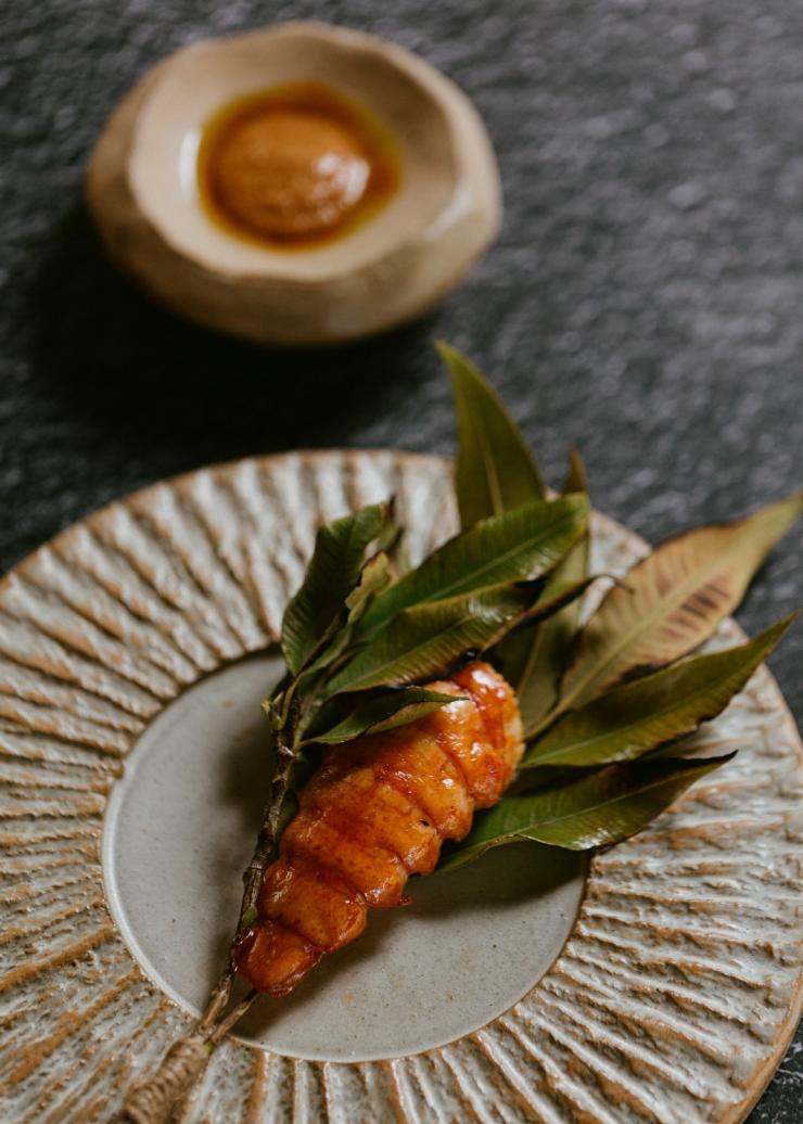 南澳大利亚州，阿德莱德，植物园餐厅的盘装菜肴 © Jonathan van der Knaap 版权所有