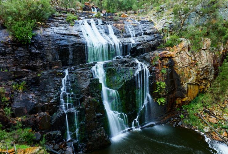 维多利亚州，格兰屏国家公园，麦克肯兹瀑布，Ambush Grampians © 澳大利亚旅游局/维多利亚州旅游局版权所有