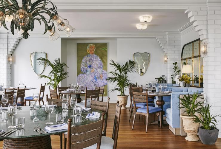 新南威尔士州，班达努恩，奥斯本庄园，豪华餐厅内景 © Osborn House 版权所有 