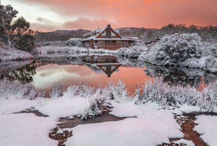 塔斯马尼亚州，摇篮山，佩珀摇篮山庄酒店 © Paul Fleming 版权所有