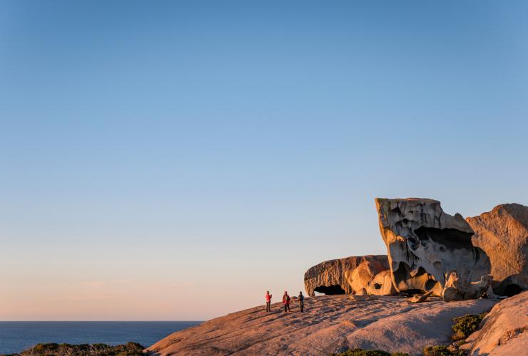 南澳大利亚州，袋鼠岛，神奇岩石 © Heidi Lewis 版权所有